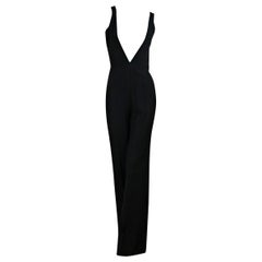 Black Prada Sleeveless Jumpsuit