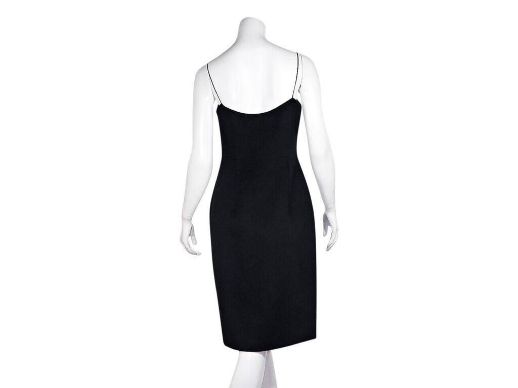 Black Prada Sleeveless Sheath Dress In Good Condition In New York, NY