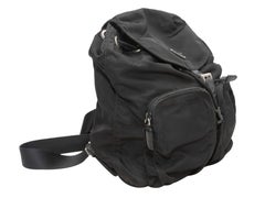 Black Prada Small Nylon Backpack