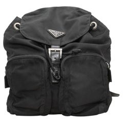 Black Prada Small Nylon Backpack