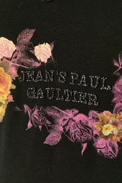 Black printed tee-shirt GAULTIER JEANS