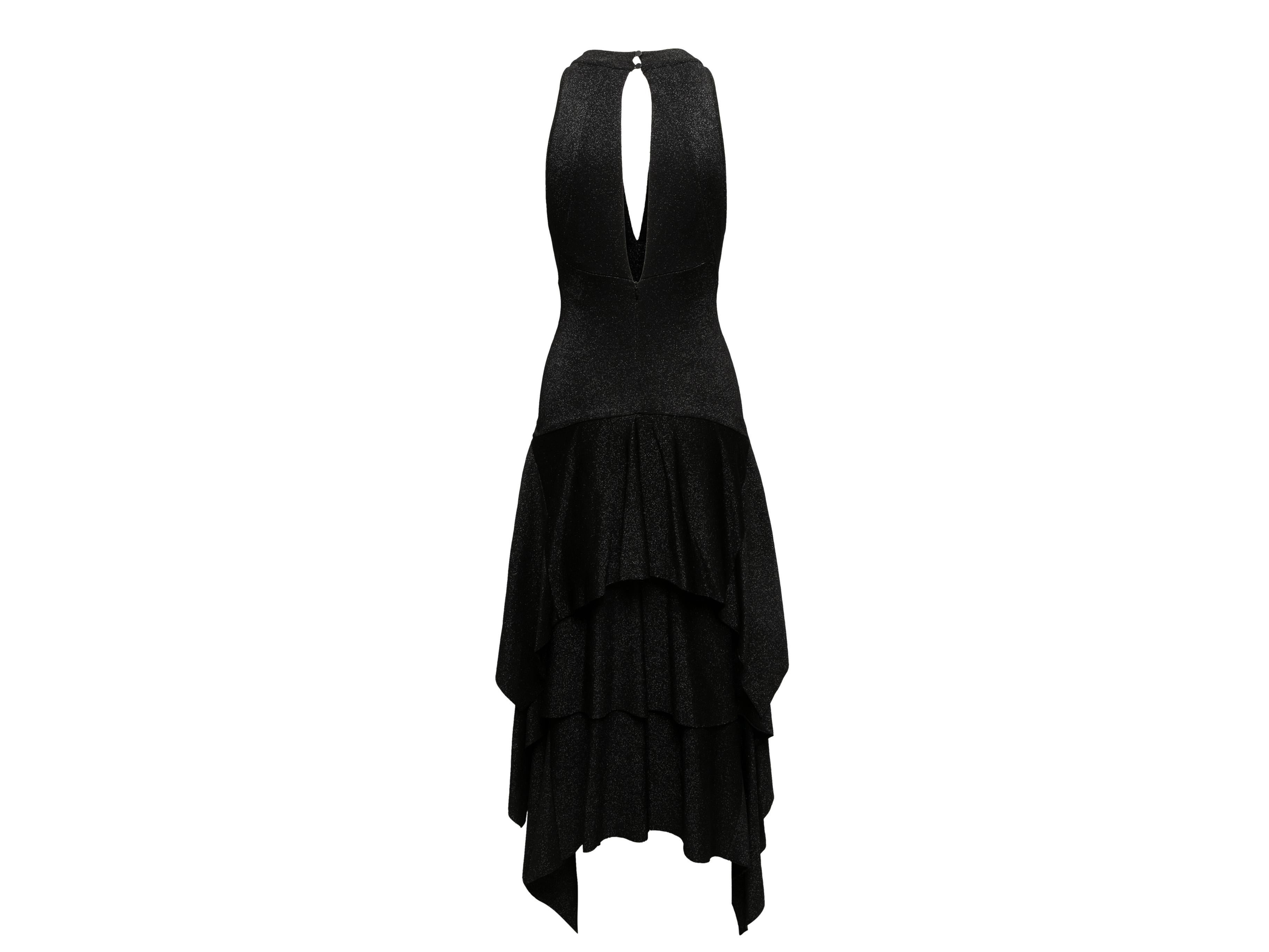 Black Proenza Schouler Halter Dress Size US S In Good Condition For Sale In New York, NY