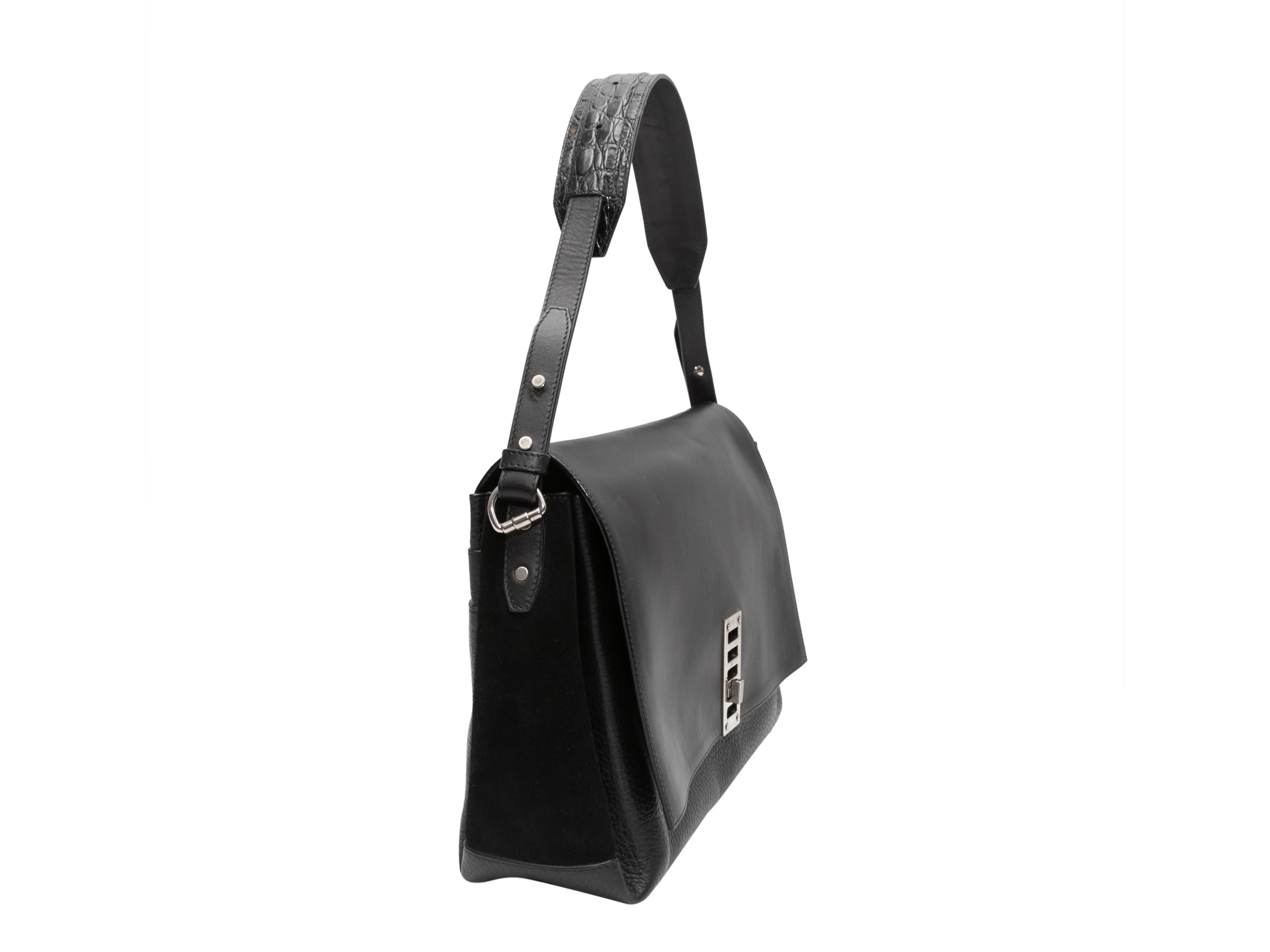 Black Proenza Schouler Leather Shoulder Bag For Sale 1