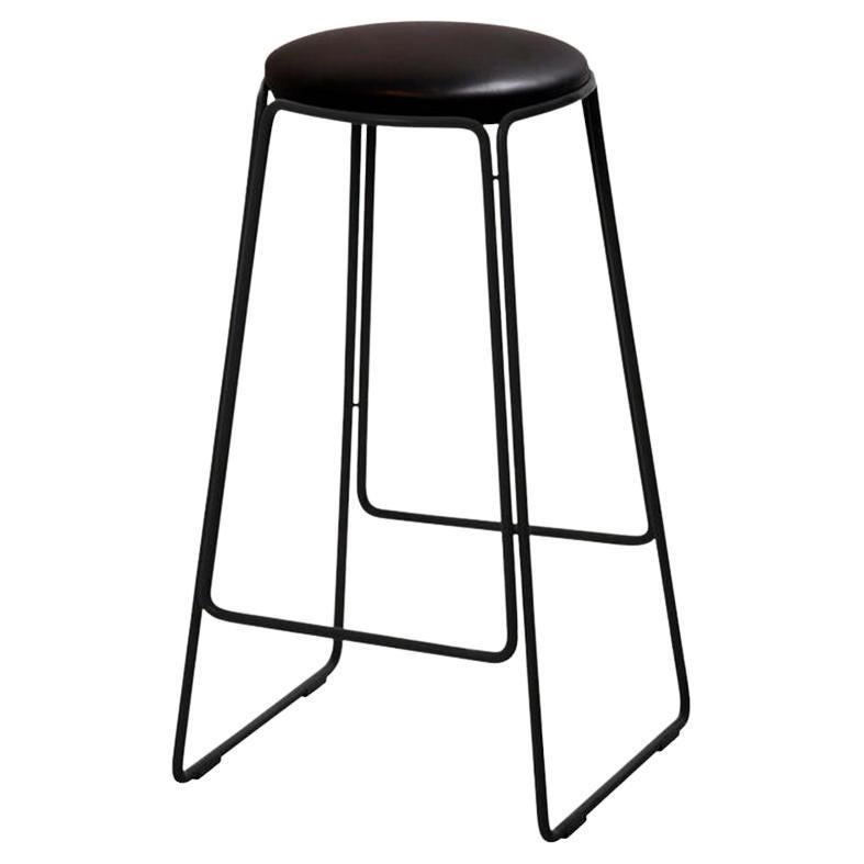 Black Stool by Milan Pekař For Sale at 1stDibs
