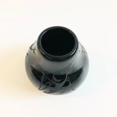 Black Pueblo Pottery Vase