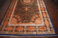 Black Pure Silk Ardebil, 700 KPSI