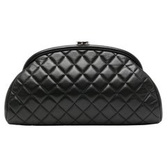 Chanel Black Quilted Timeless Clutch