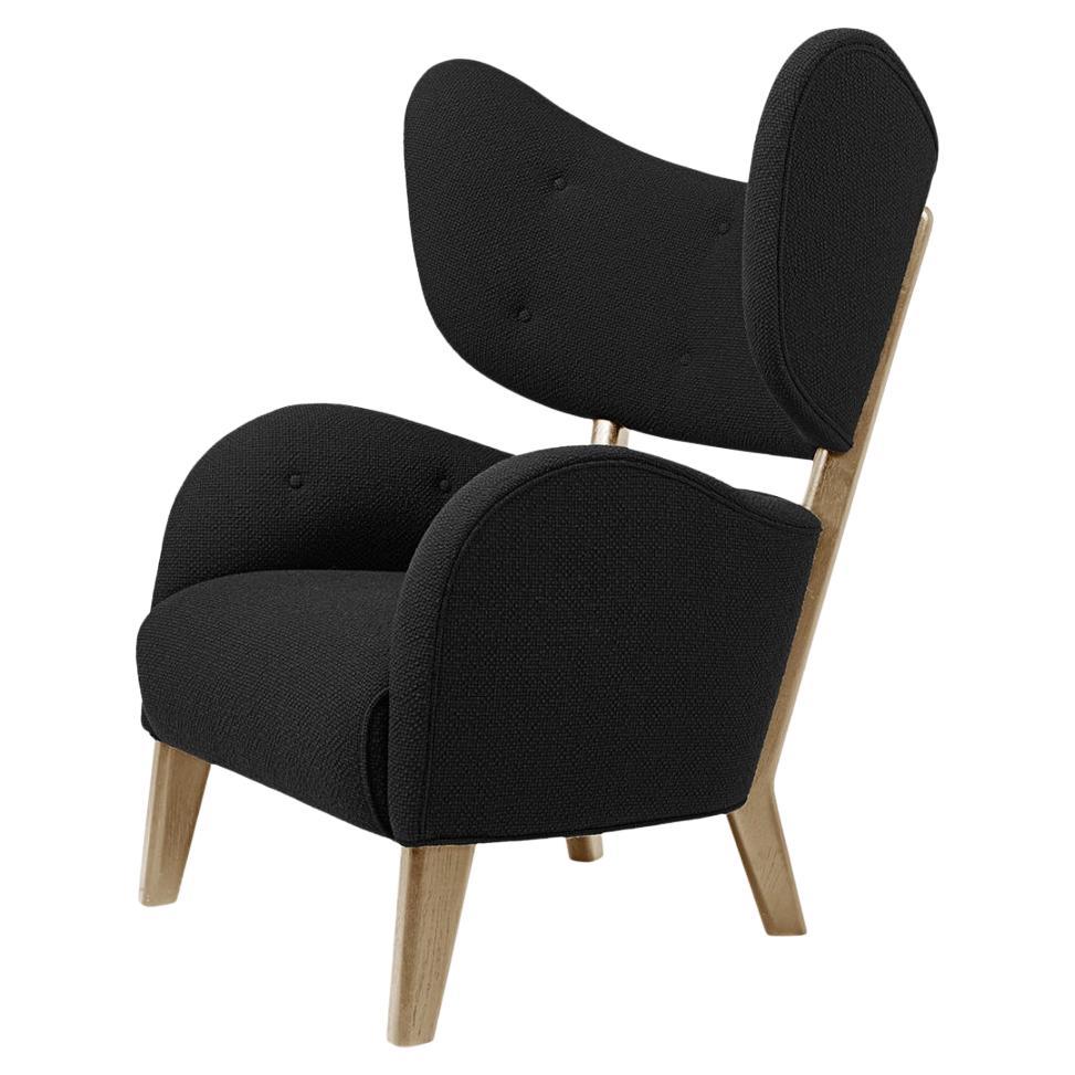 Black Raf Simons Vidar 3 Natural Oak My Own Chair Lounge Chair by Lassen For Sale