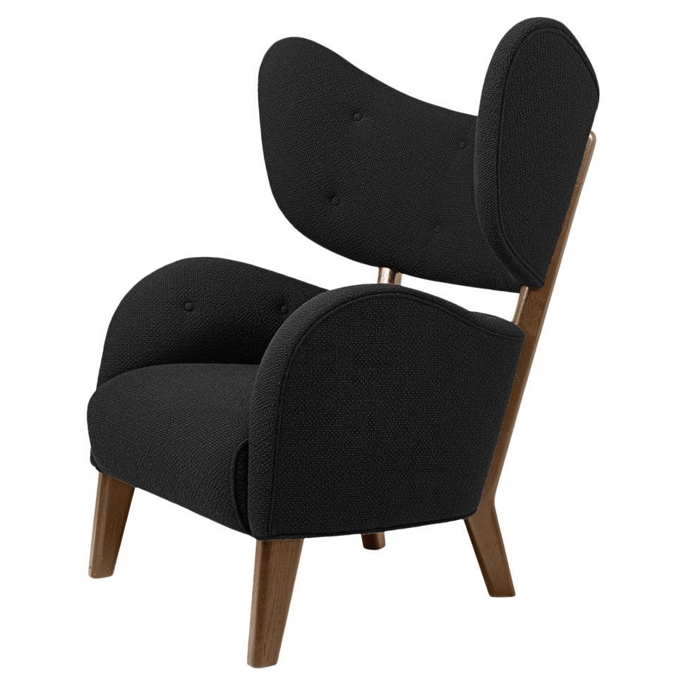 Black Raf Simons Vidar 3 Smoked Oak My Own Chair Lounge Chair by Lassen For Sale