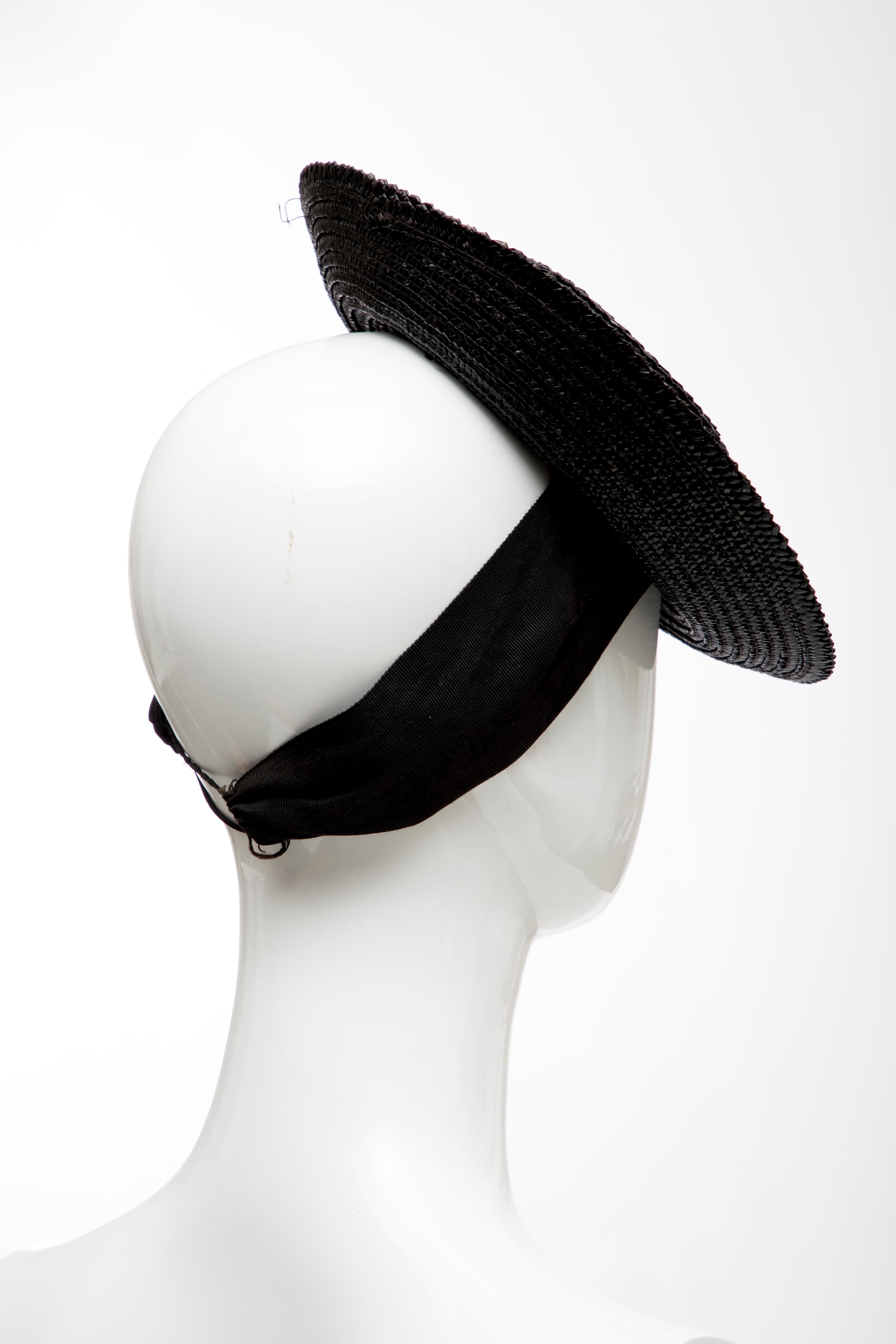 raffia visor