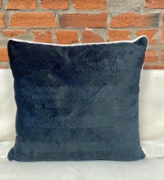 Black Raised Cut Velvet Pattern with Neutral Base and Bone China Colored Velvet