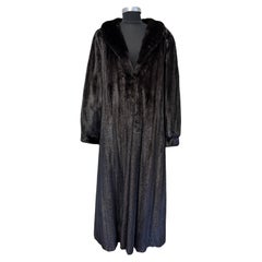 Black Ranch Mink Full Swing Coat 12-14 Authentic Black Diamond