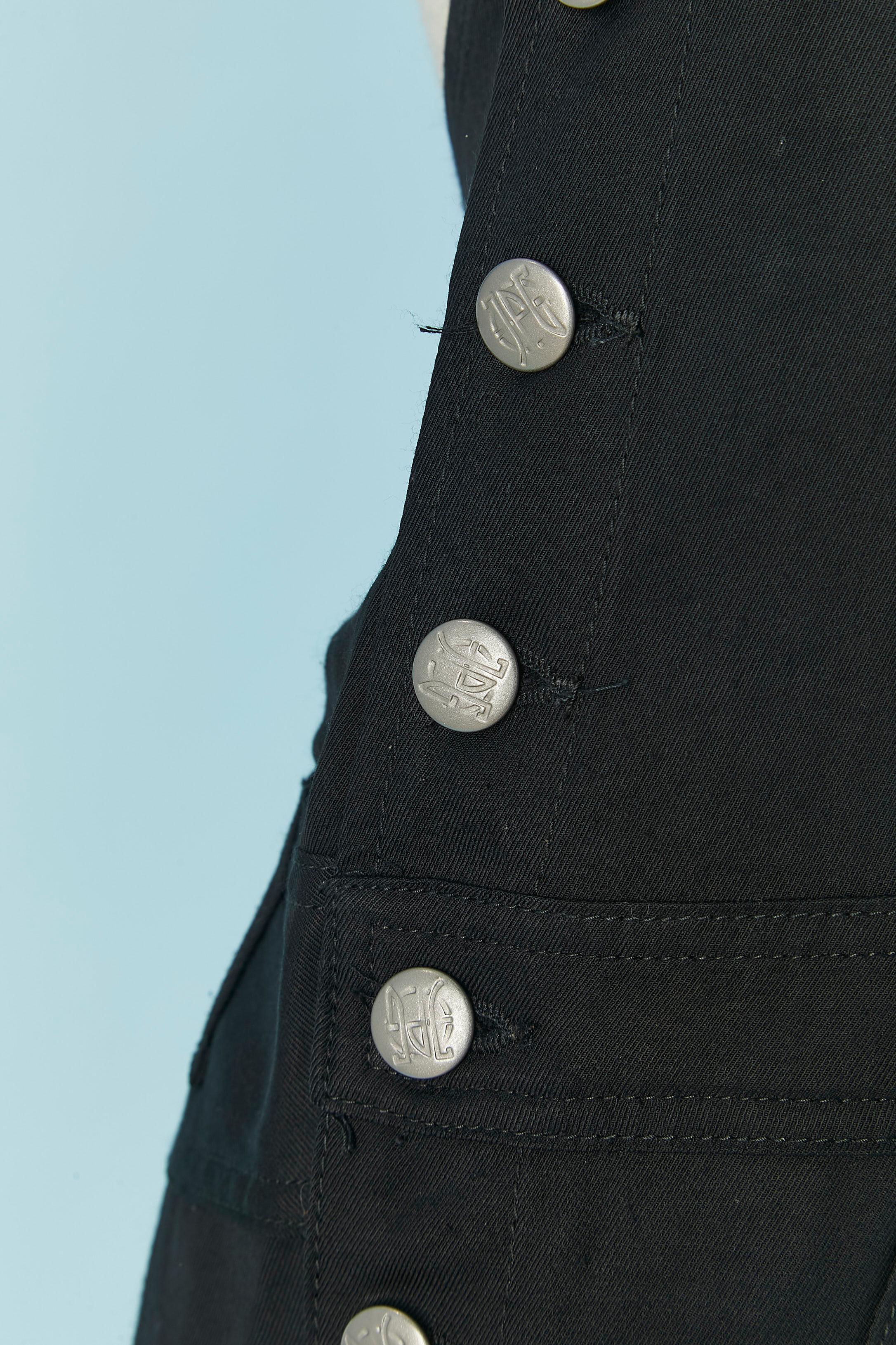 Peto de rayón negro JEAN-PAUL GAULTIER JEANS Negro en venta