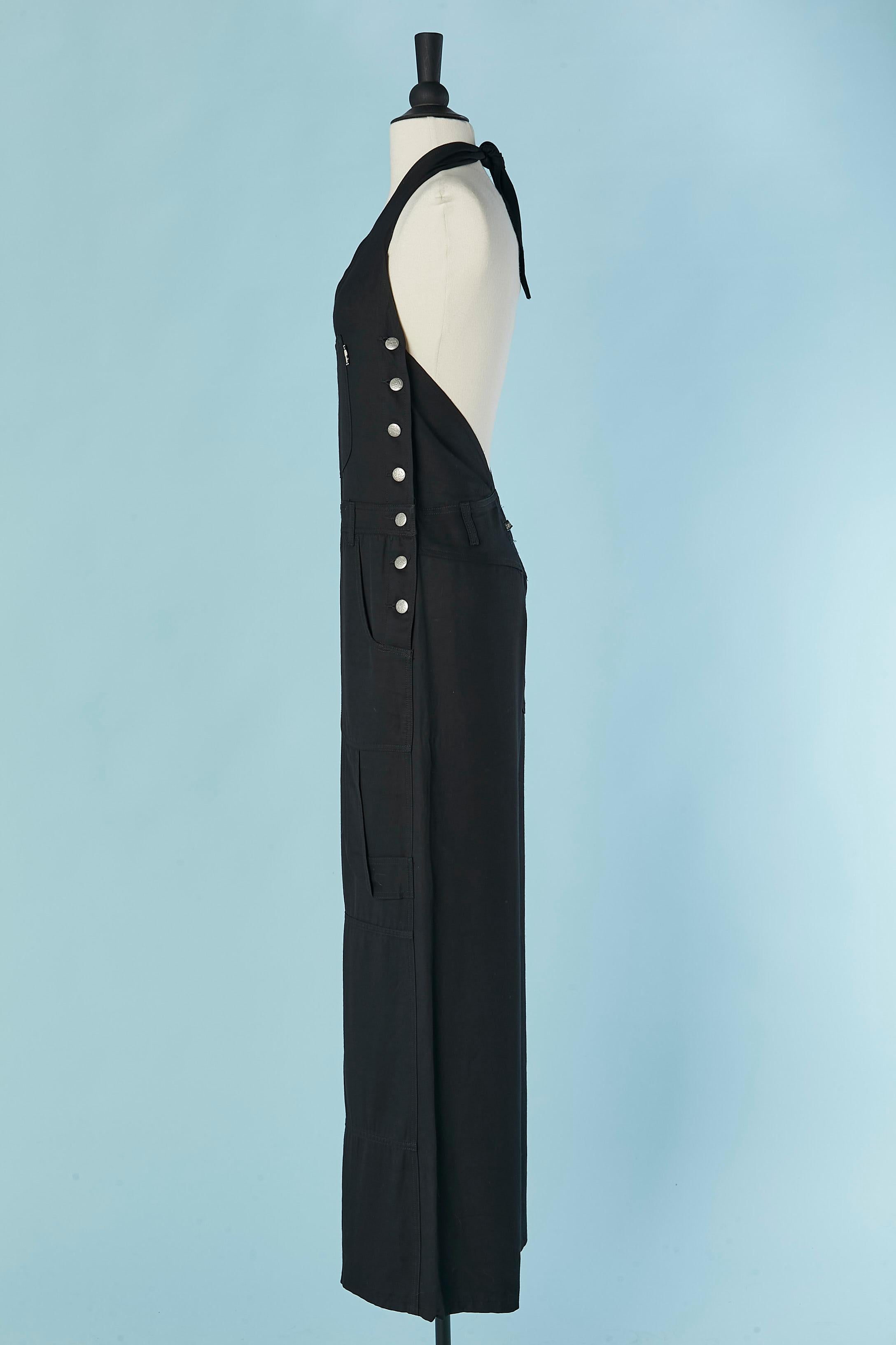 Peto de rayón negro JEAN-PAUL GAULTIER JEANS en venta 1