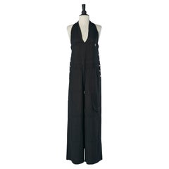 Peto de rayón negro JEAN-PAUL GAULTIER JEANS