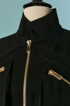 Black rayon overall ALEXANDRE VAUTHIER