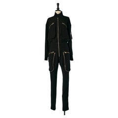 Black rayon overall ALEXANDRE VAUTHIER