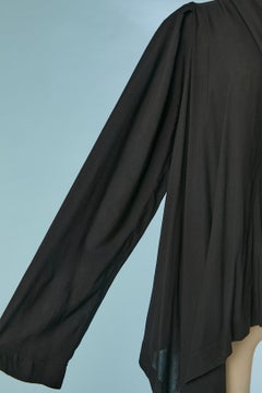 Black rayon shirt Ann Demeulemeester