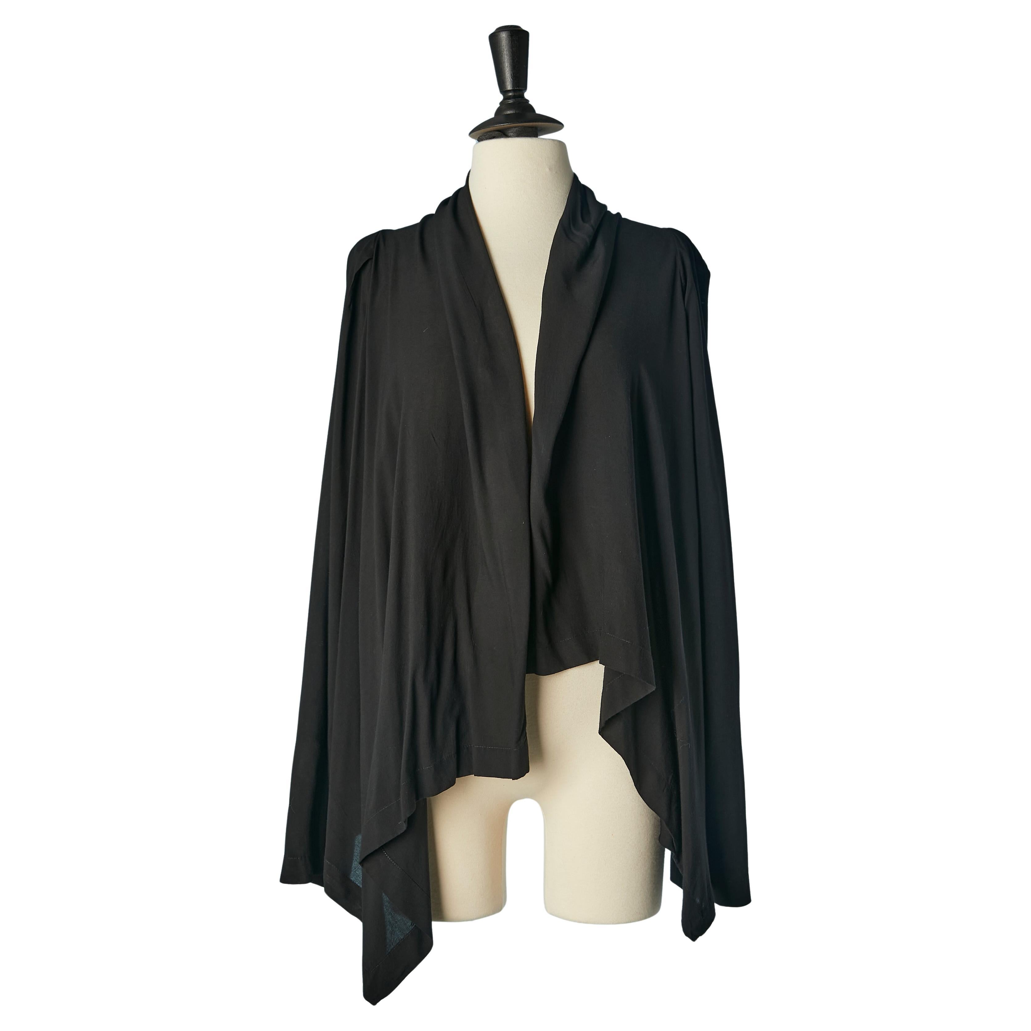Black rayon shirt Ann Demeulemeester For Sale