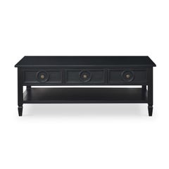 Black Rectangular Coffee Table
