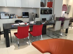 Black Rectangular Dining or Conference Table by De Sede