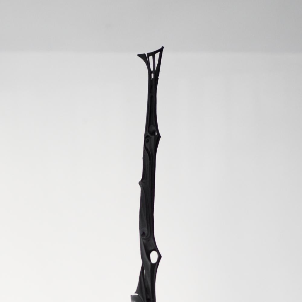 Black Ridge  Hand-Built Matte Black Stoneware Sculptural Vessel by SMOGE SPACE In condizioni Nuovo in vendita a London, GB