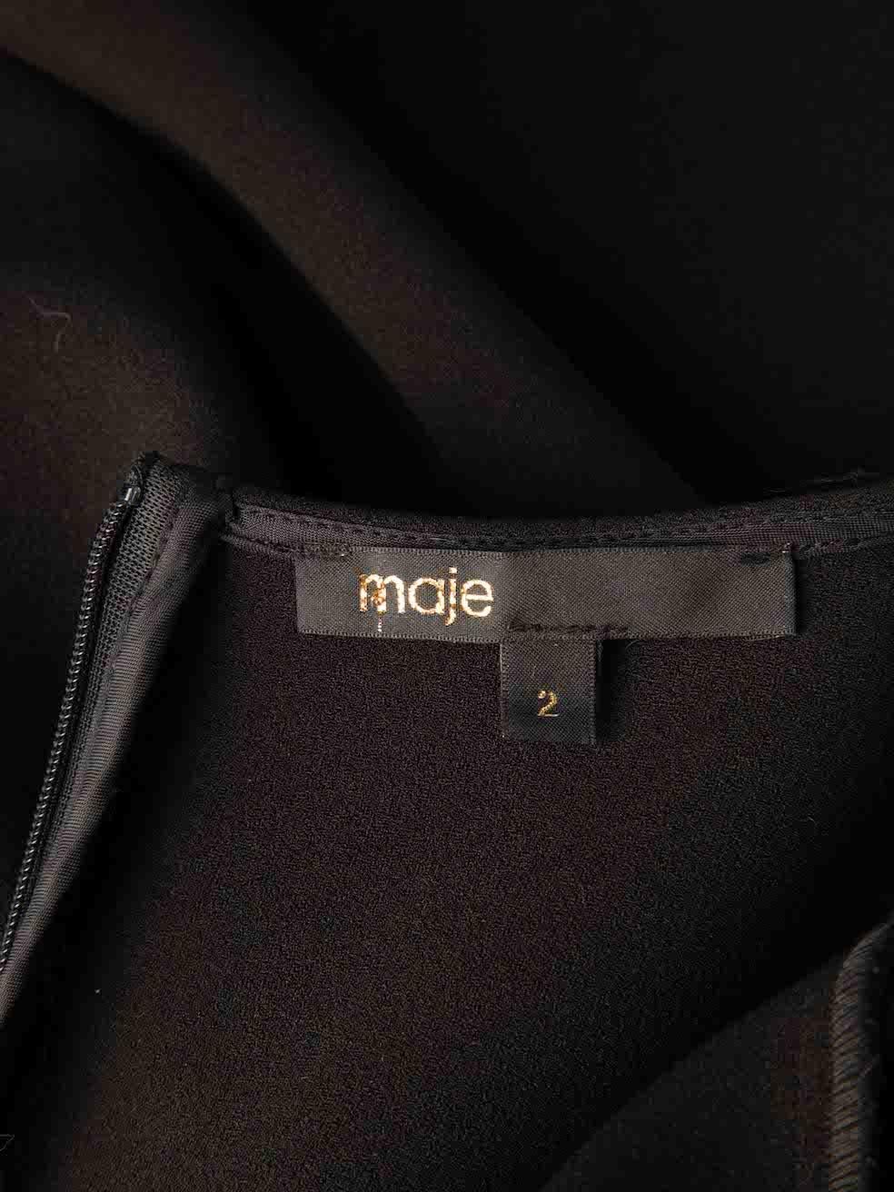 Women's Black Ring Detail Mini Dress Size M For Sale