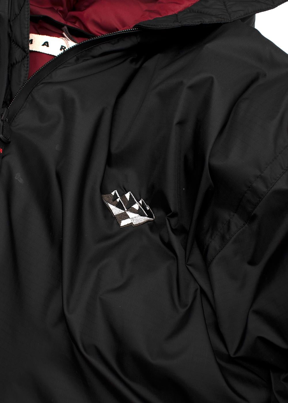 Men's Black Ripstop Down-Filled Puffer Coat For Sale