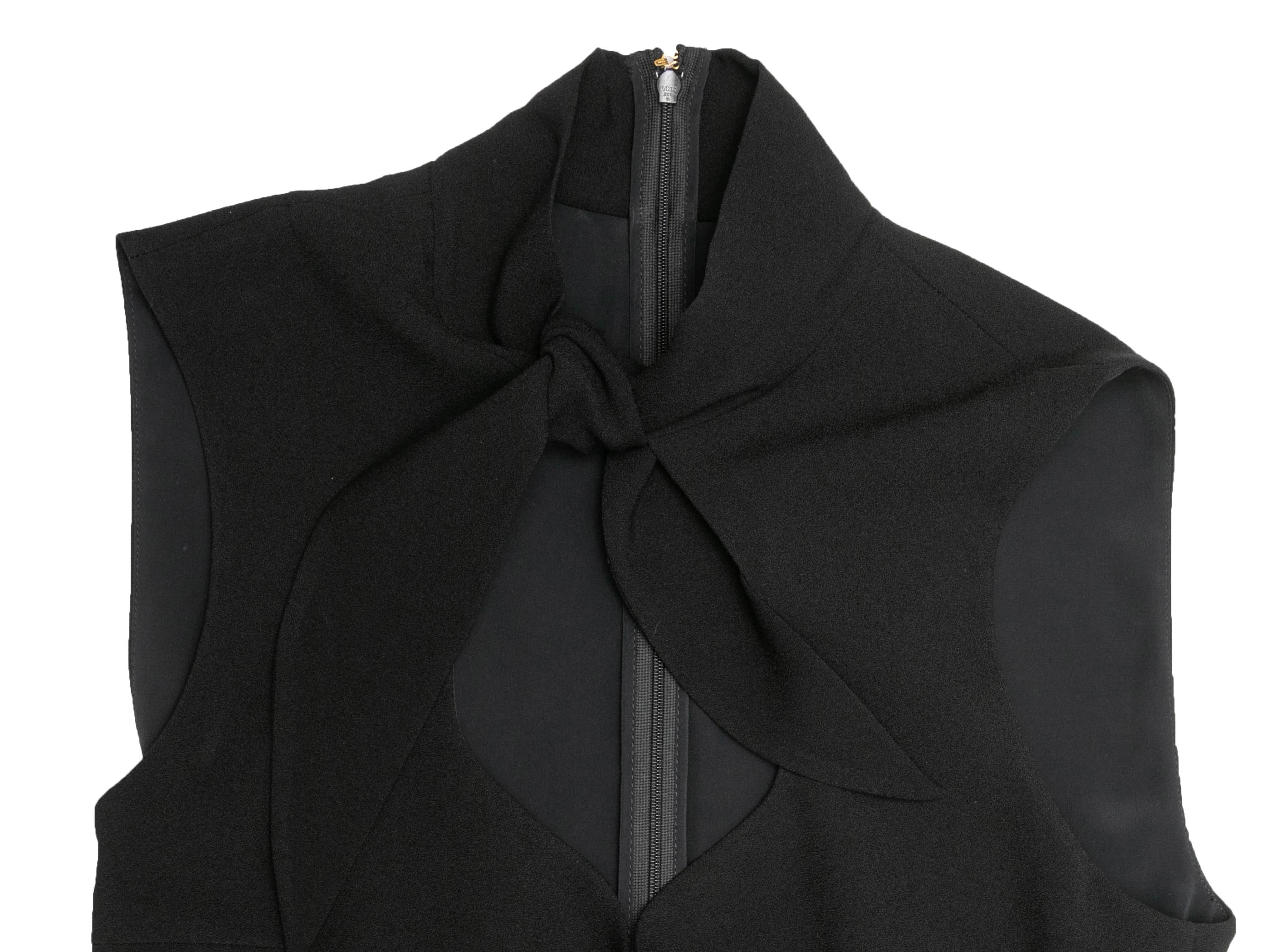 Women's Black Roksanda Kamaria Cutout Dress Size US 14 For Sale