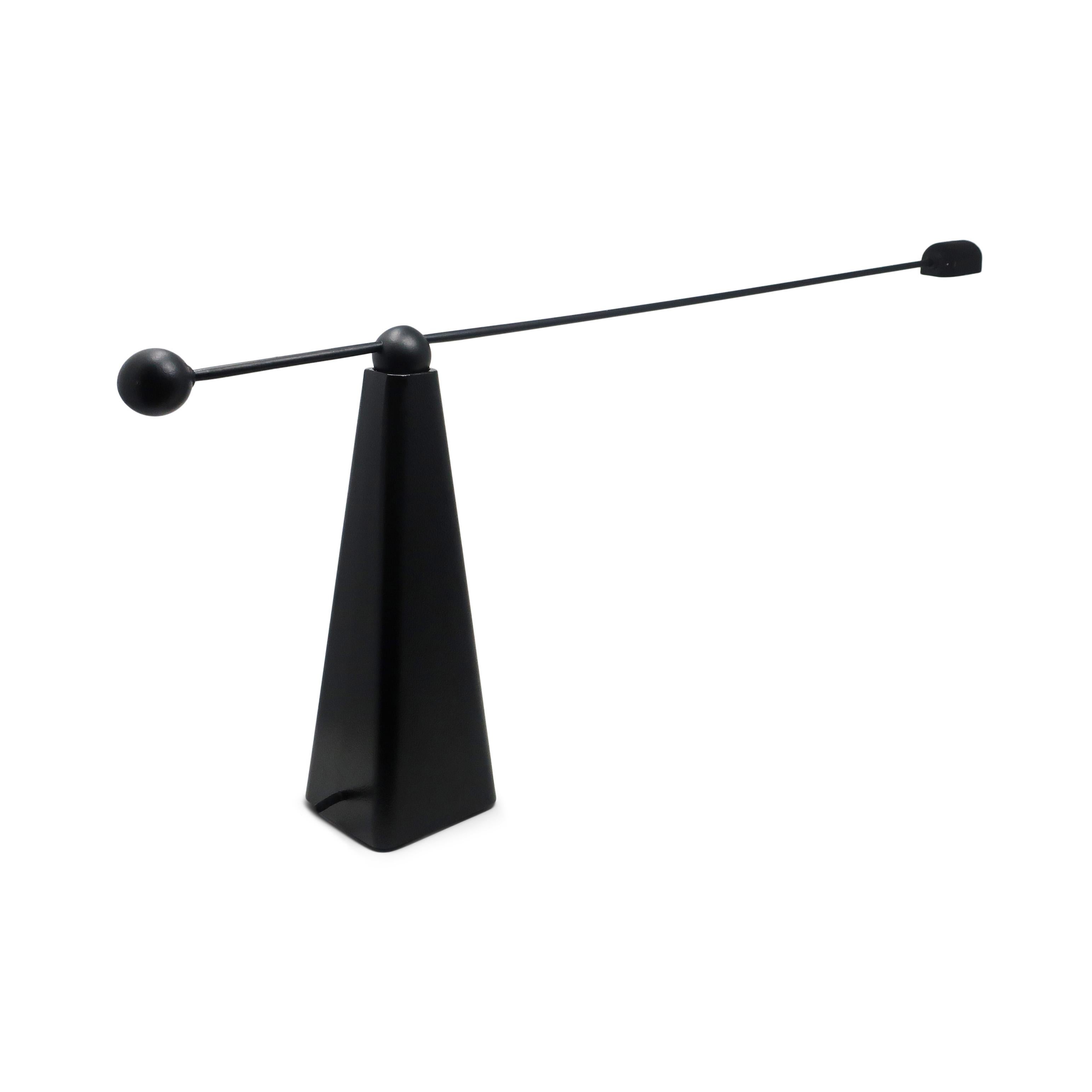 Black Ron Rezek Orbis Desk Lamp In Good Condition In Brooklyn, NY