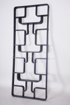 Black Room Divider Wall Unit by Ludvik Volak for Drevopodnik Holesov, 1960s