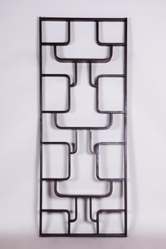 Black Room Divider Wall Unit by Ludvik Volak for Drevopodnik Holesov, 1960s