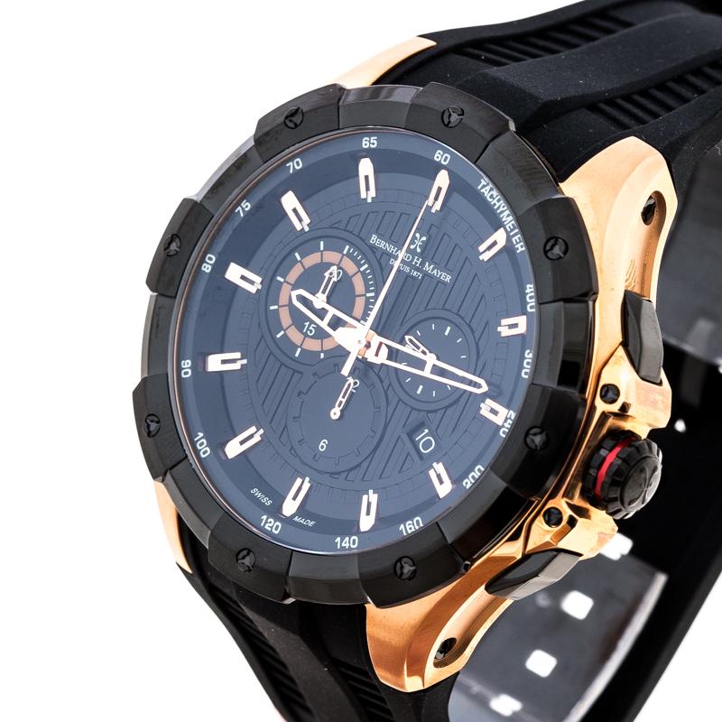 victor chronograph watch - rose gold