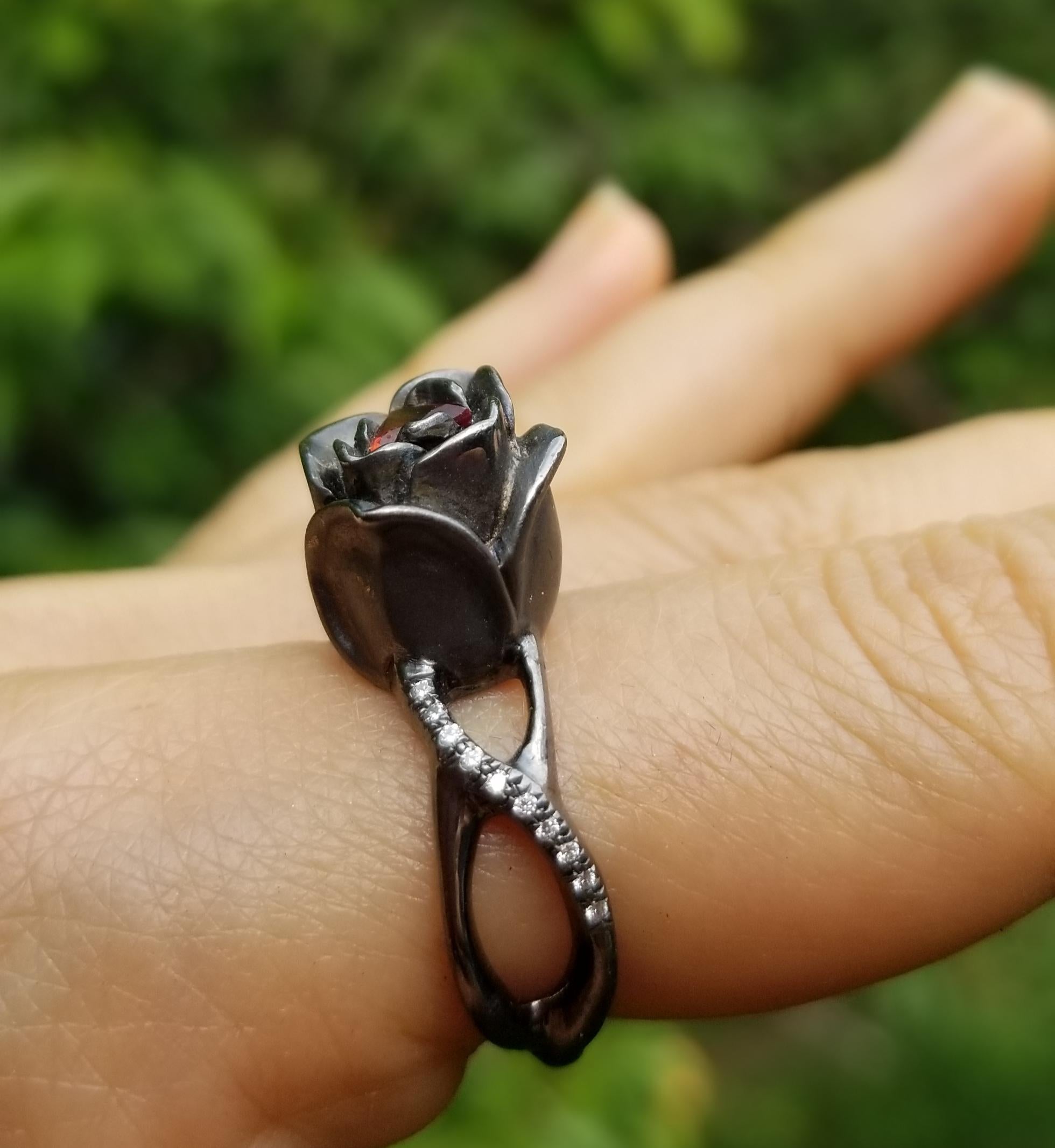 black rose ring meaning
