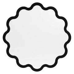 Large Statement Contemporary Round Mirror – Hvyli Round by oitoproducts