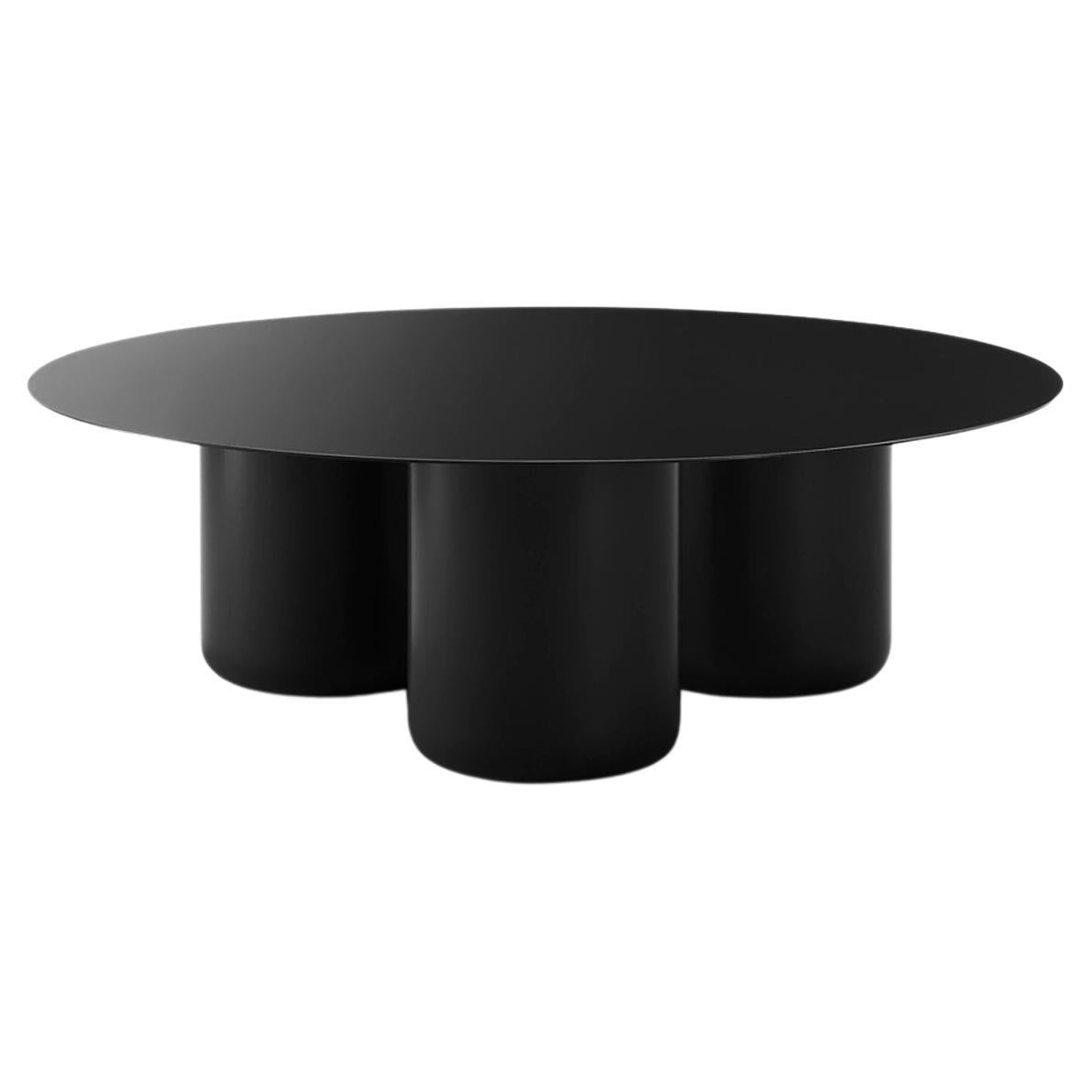 Black Round Table by Coco Flip For Sale