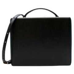Black Saffiano Grace Box Bag