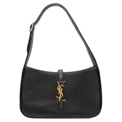Black Saint Laurent Le 5 A 7 Shoulder Bag