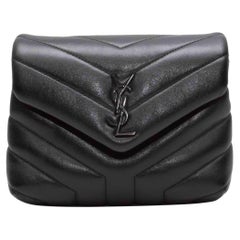 Black Saint Laurent Loulou Toy Crossbody Bag