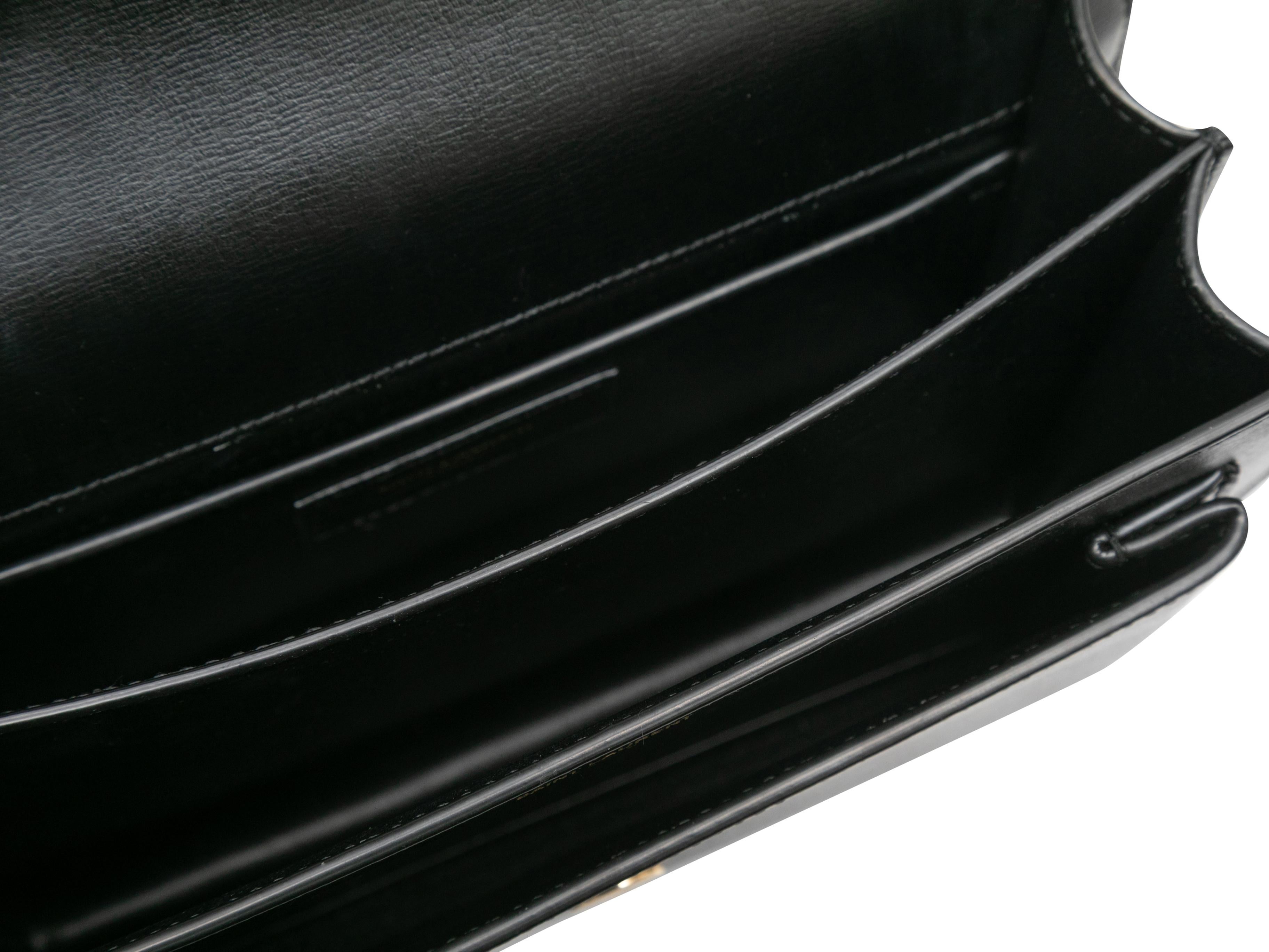 Bolso Negro Saint Laurent Sunset Cadena Mediana en venta 1