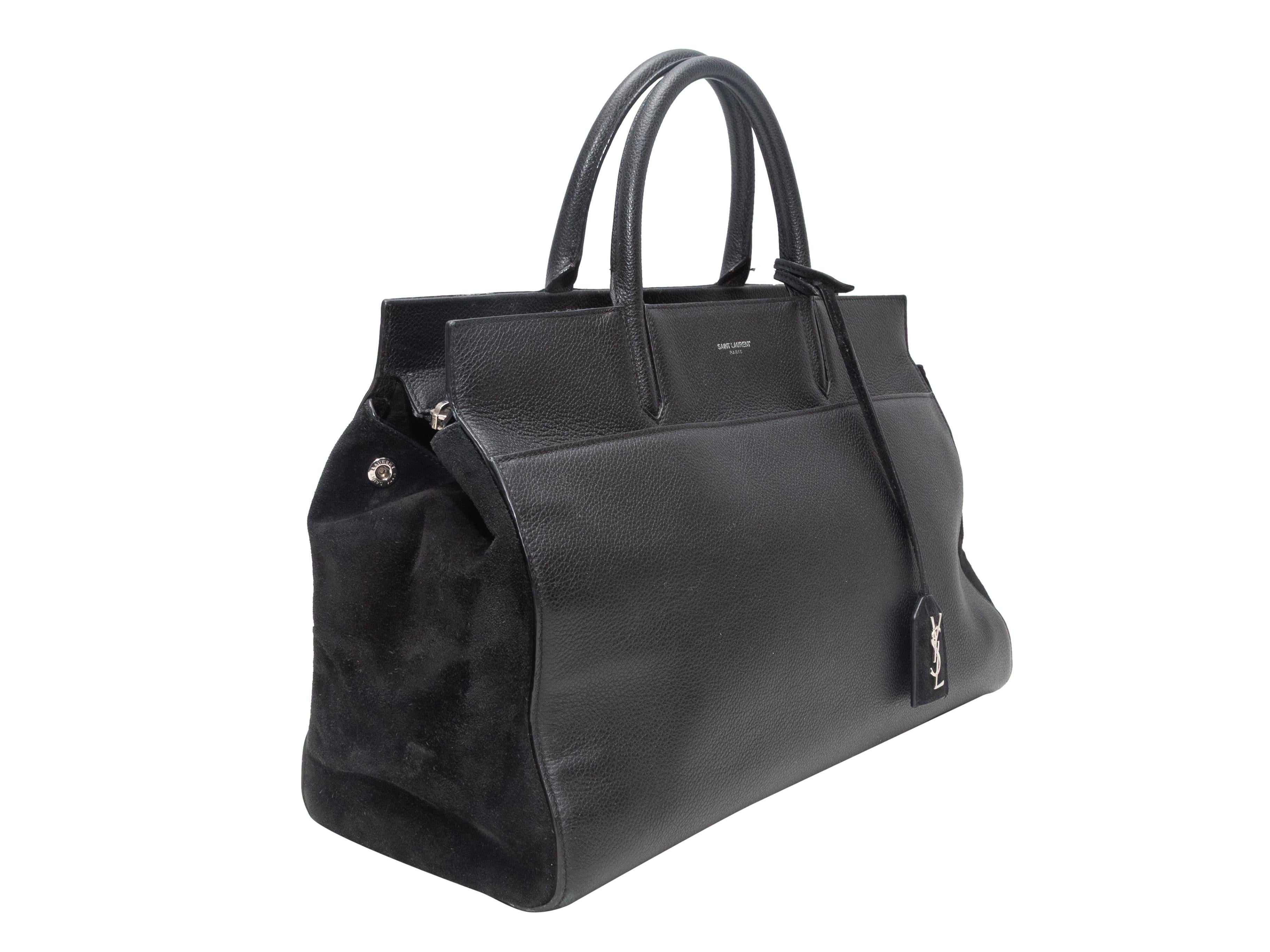 Nero Borsa a tracolla Saint Laurent nera con manico superiore in vendita