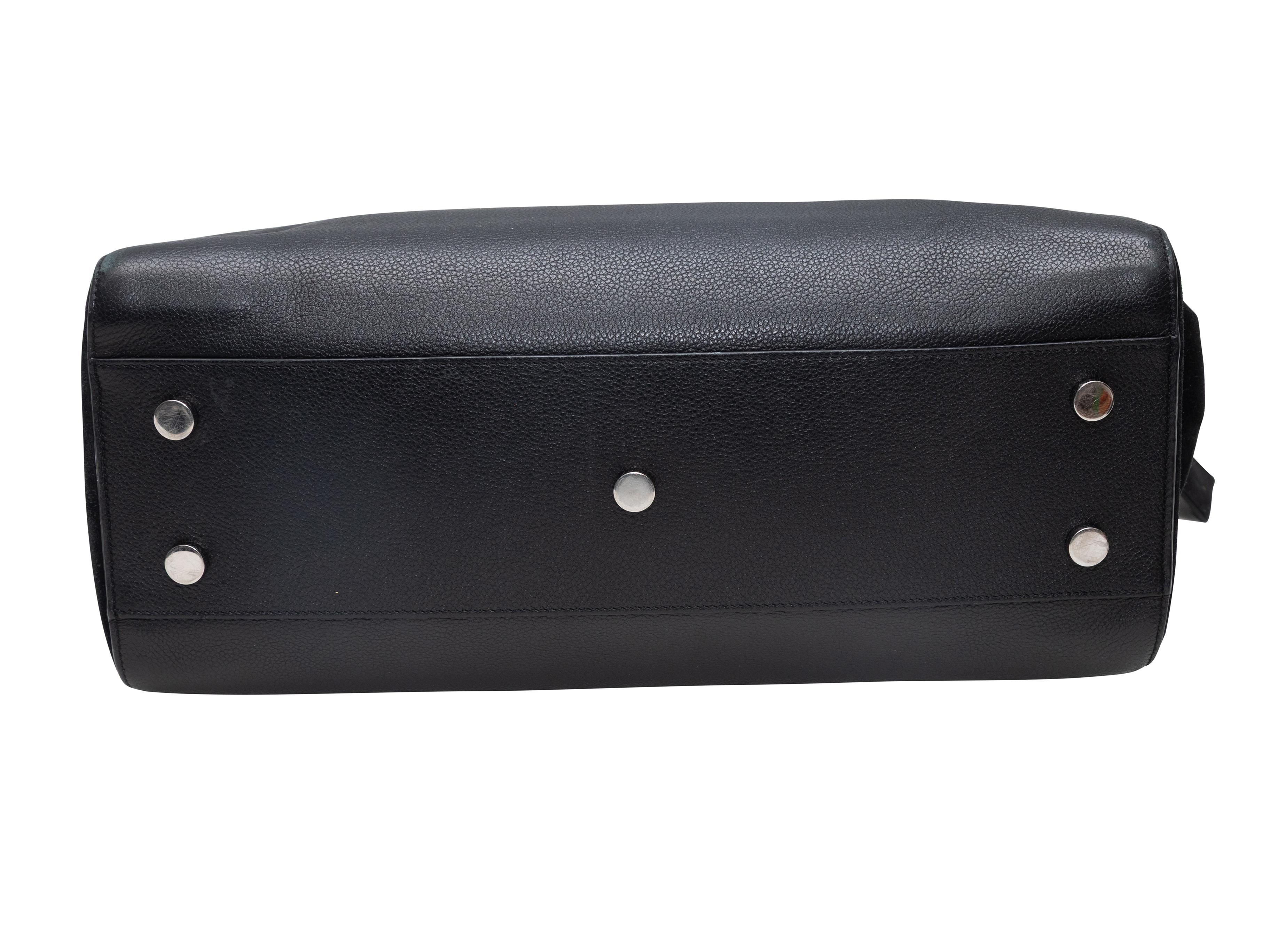 Donna Borsa a tracolla Saint Laurent nera con manico superiore in vendita