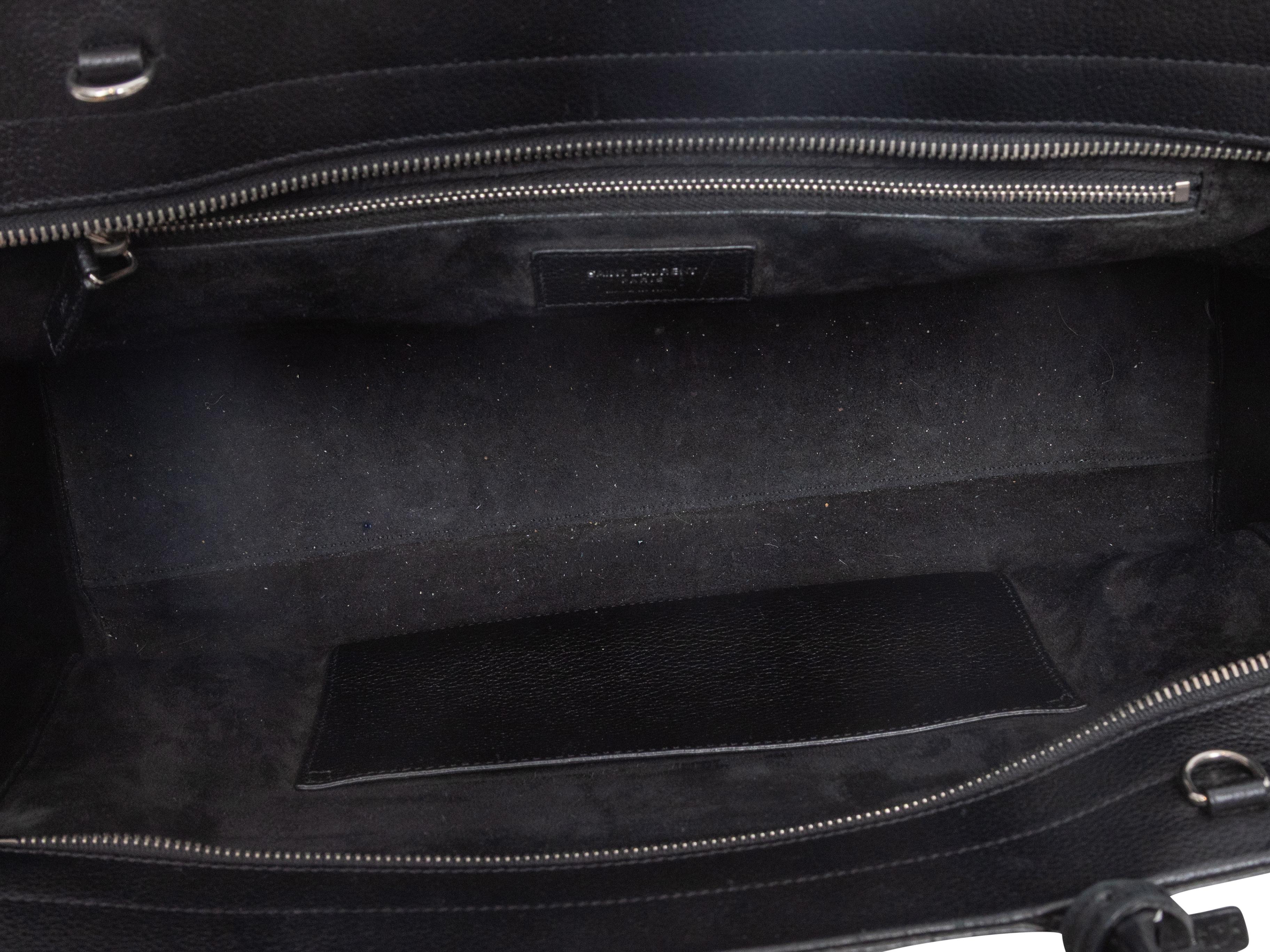 Borsa a tracolla Saint Laurent nera con manico superiore in vendita 2