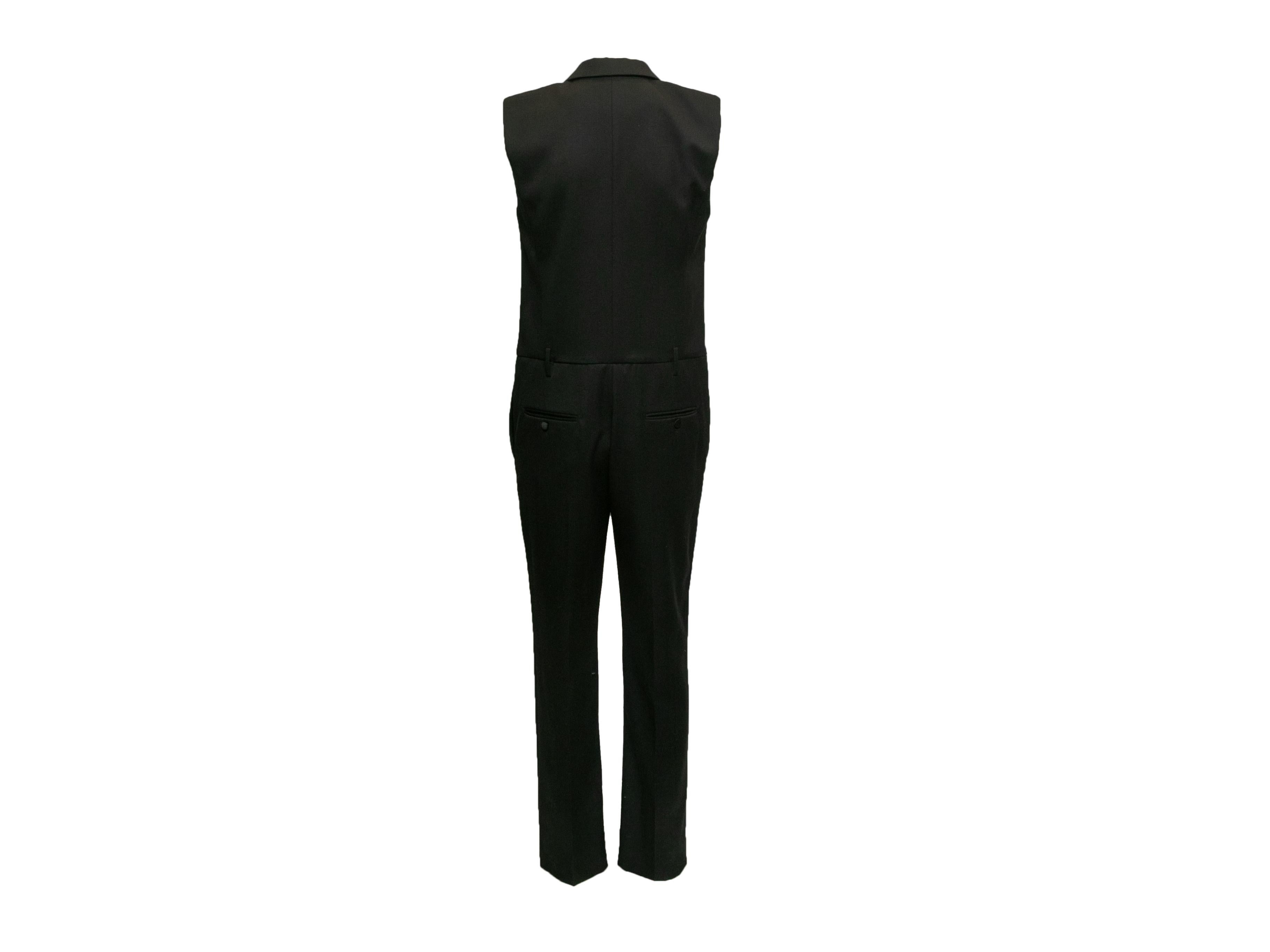 Mono esmoquin negro Saint Laurent de lana virgen Talla FR 40 Negro en venta