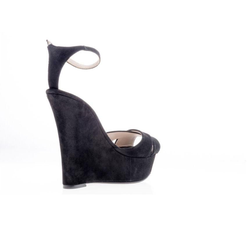 Women's Le Silla Black sandal size 39 For Sale