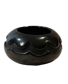 Black Santa Clara Pottery Bowl