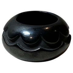Bol noir en poterie de Santa Clara