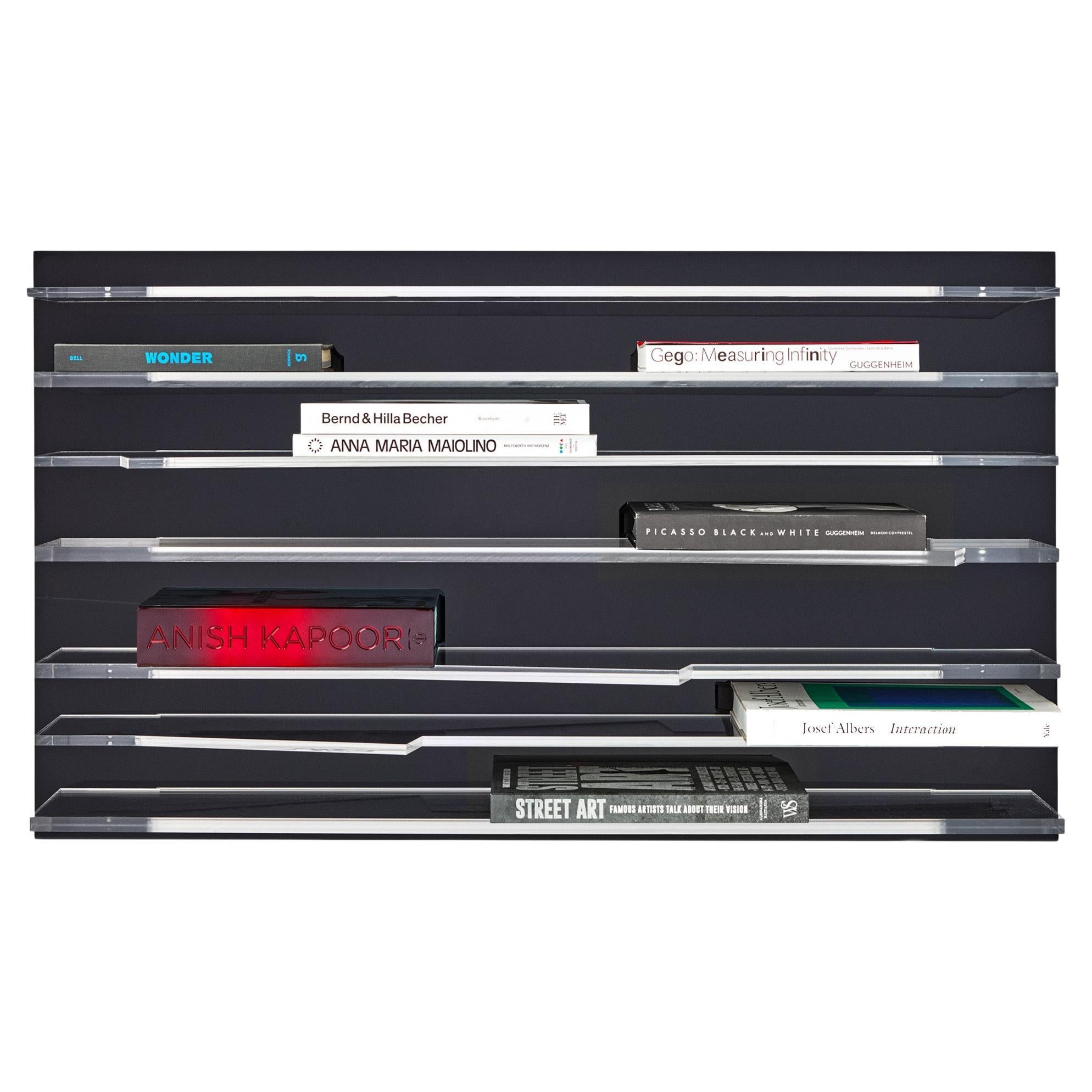 Black Sapere Bookcase by Migdalia Salazar

2024

Clear Acrylic / Back- Black Colored Mirror Acrylic

24