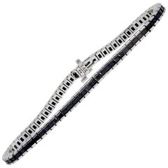 Black Sapphire Tennis Bracelet