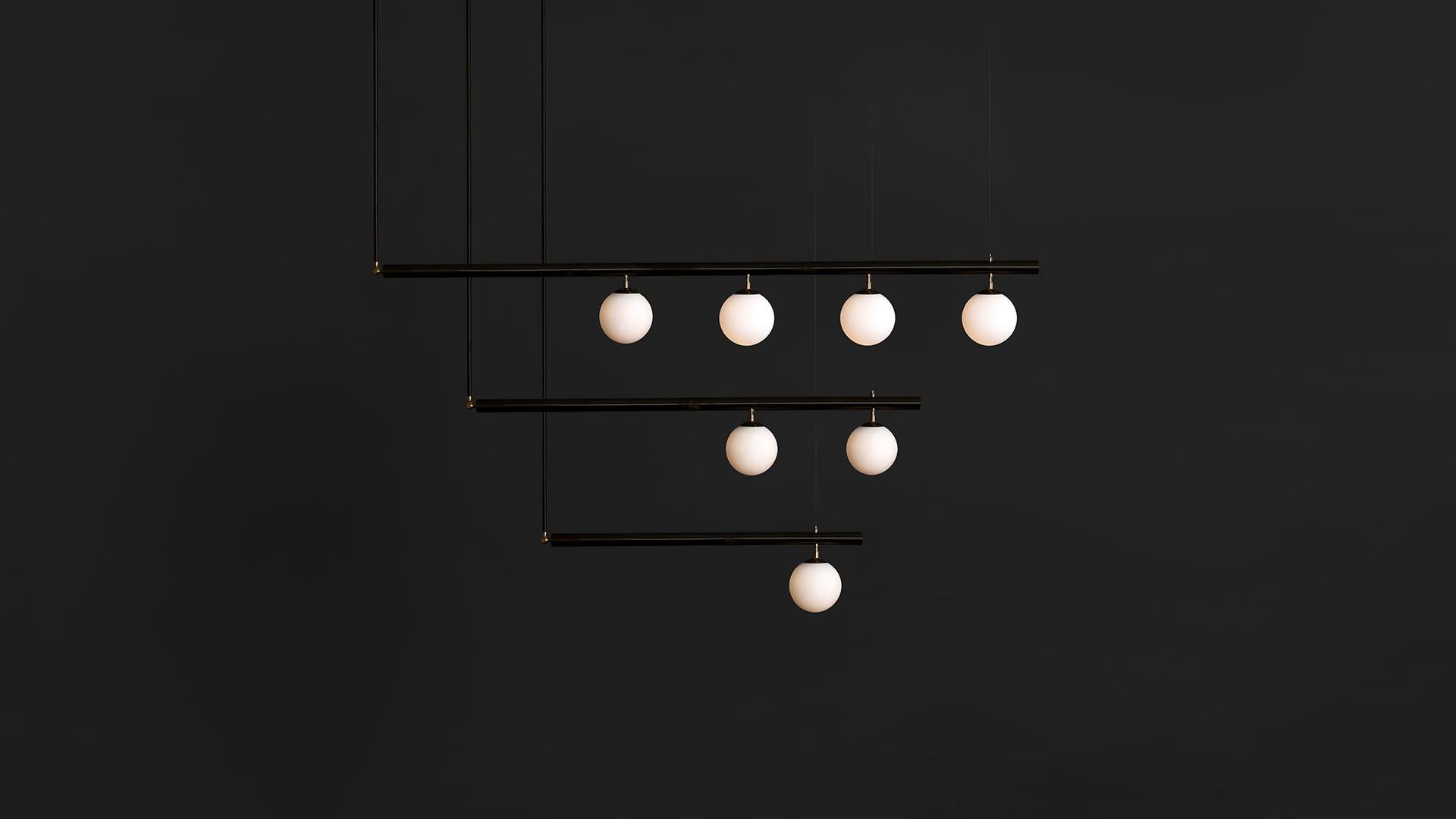 Moderno Ciondolo scolpito Black Satellite II di Paul Matter in vendita
